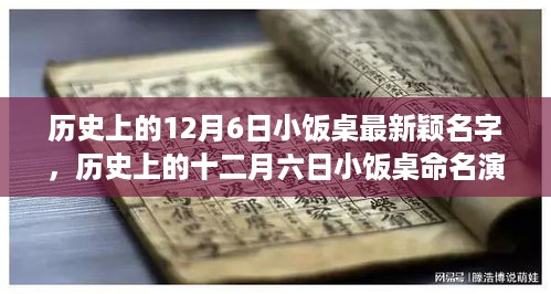 历史上的十二月六日小饭桌命名演变及新颖名字探讨