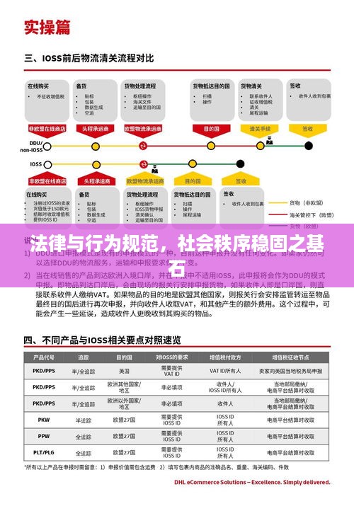 法律与行为规范，社会秩序稳固之基石