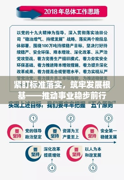 紧盯标准落实，筑牢发展根基——推动事业稳步前行