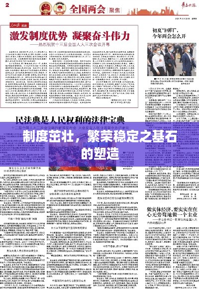 制度茁壮，繁荣稳定之基石的塑造