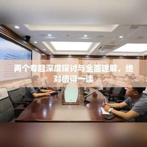 两个专题深度探讨与全面理解，绝对值得一读